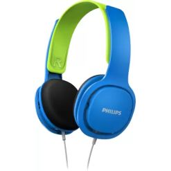 Philips Audios SHK2000BL Kids Headphone, Ergonomic,Adjustable, with (Blue/Green) Philips Audios SHK2000BL Kids Headphone, Ergonomic,Adjustable, with (Blue/Green)