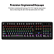 Quantum QHM9800 Rapid Strike Mechanical Gaming Multimedia Wired Keyboard