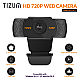 Tizum HD 720p Webcam, Manual Focus, Widescreen Viewing Angle, Auto Light Correction 