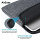 AirCase Laptop Bag Sleeve Case Cover for Laptop MacBook, Protective Twill Fabric