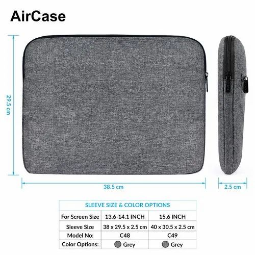 AirCase Laptop Bag Sleeve Case Cover for Laptop MacBook, Protective Twill Fabric AirCase Laptop Bag Sleeve Case Cover for Laptop MacBook, Protective Twill Fabric