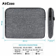 AirCase Laptop Bag Sleeve Case Cover for Laptop MacBook, Protective Twill Fabric