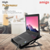 Amigo Nedis Portable Cooler Notebook Stand | Laptop Riser |with Adjustable Height Angle