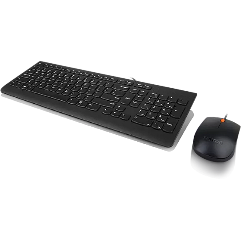 Lenovo 300 Wired Keyboard and Mouse Combo (Black)