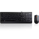 Lenovo 300 Wired Keyboard and Mouse Combo (Black)