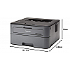 Brother HL-L2321D Single-Function Monochrome Laser Printer with Auto Duplex Printing Refurbished