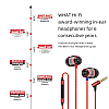 Soundmagic E10C in-Ear Wired Headphones with Mic (Red)