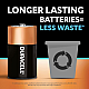 Duracell Ultra Alkaline D Battery, 2 Pieces