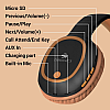 Zebronics Zeb-Thunder Wireless BT Headphone Comes with 40mm Drivers, AUX Connectivity (Brown)