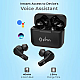 pTron Bassbuds Tango ENC Bluetooth Truly Wireless in Ear Earbuds with mic  (Black)