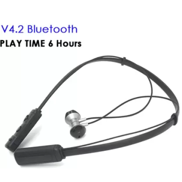PTron Tangent Pro Headphone Neckband Stereo Earphone Bluetooth with Mic for All Smartphones (Grey/Black) PTron Tangent Pro Headphone Neckband Stereo Earphone Bluetooth with Mic for All Smartphones (Grey/Black)