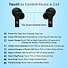 pTron Bassbuds Tango ENC Bluetooth Truly Wireless in Ear Earbuds with mic  (Black)