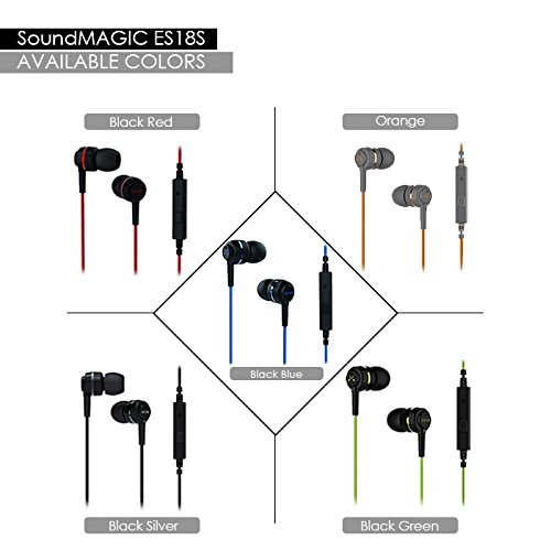 Soundmagic ES18S In-Ear Headphone With Mic (Black/Red) Soundmagic ES18S In-Ear Headphone With Mic (Black/Red)