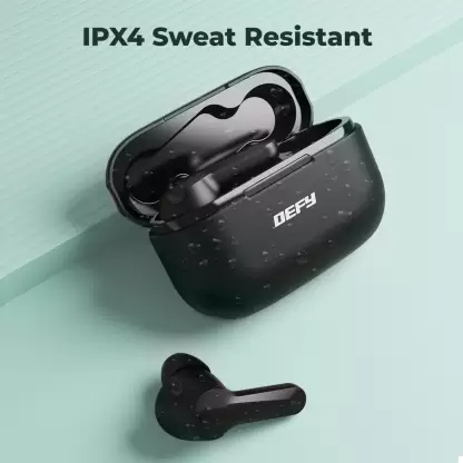 DEFY Gravity Zen with 4 Mics ENC, Low Latency and Brisk Charging Bluetooth Headset (Bold Black, In the Ear) DEFY Gravity Zen with 4 Mics ENC, Low Latency and Brisk Charging Bluetooth Headset (Bold Black, In the Ear)