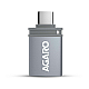 AGARO - 33283 Type-C to USB A Female OTG Adapter (Metallic Grey)