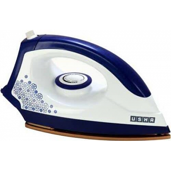 Usha EI 3302 Gold 1100-Watt Lightweight Dry Iron (Galaxy Blue)