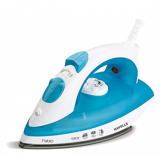 Havells Fabio 1250-Watt Steam Iron (Blue)