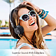 AGARO Raga Bluetooth Headphone Bluetooth without Mic Headset  (Black, On the Ear)