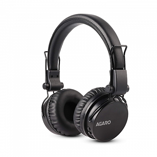 AGARO - 33327 Fusion On-Ear Bluetooth Headphones with Mic Black