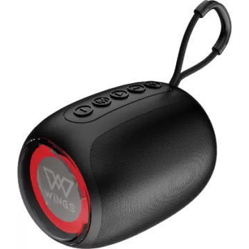 WINGS Upbeat 201 Made In India, BT 5.2,20 Hrs Playtime, With Mic 5 W Bluetooth Speaker (Black, Mono Channel) WINGS Upbeat 201 Made In India, BT 5.2,20 Hrs Playtime, With Mic 5 W Bluetooth Speaker (Black, Mono Channel)