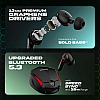 WINGS Phantom 540 Earbuds with 45 hrs Playtime, ENC Game Mode Bluetooth Gaming Headset  (Black, True Wireless)