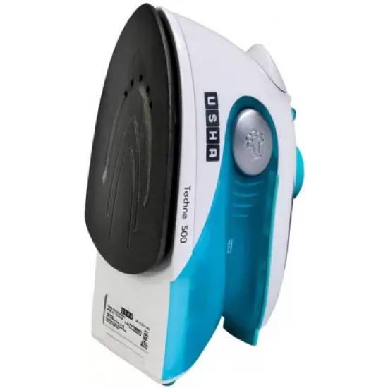 Usha Techne 500 1000-Watt Steam Iron (White and Blue)