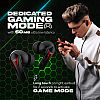 WINGS Phantom 540 Earbuds with 45 hrs Playtime, ENC Game Mode Bluetooth Gaming Headset  (Black, True Wireless)