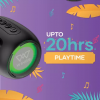 WINGS Upbeat 201 Made In India, BT 5.2,20 Hrs Playtime, With Mic 5 W Bluetooth Speaker  (Black, Mono Channel)