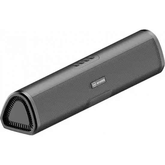 Wings Centerstage 210, 20W Soundbar, with 5.0 Bluetooth, Aux Input,7 Hours Playtime and 2500mAh Battery Capacity, Wireless Speakers