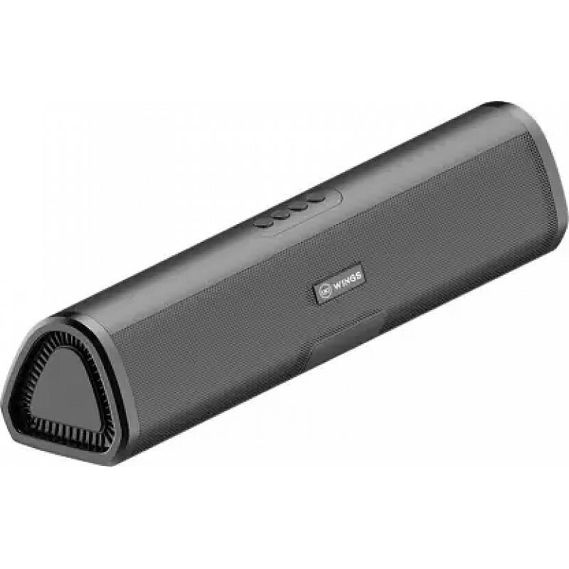 Wings Centerstage 210, 20W Soundbar, with 5.0 Bluetooth, Aux Input,7 Hours Playtime and 2500mAh Battery Capacity, Wireless Speakers