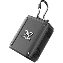 WINGS Rave 100 Made In India BT 5.2 RMS 5 Watt With Mic Wireless With 15Hrs Playtime 5 W Bluetooth Speaker  (Black, Mono Channel)