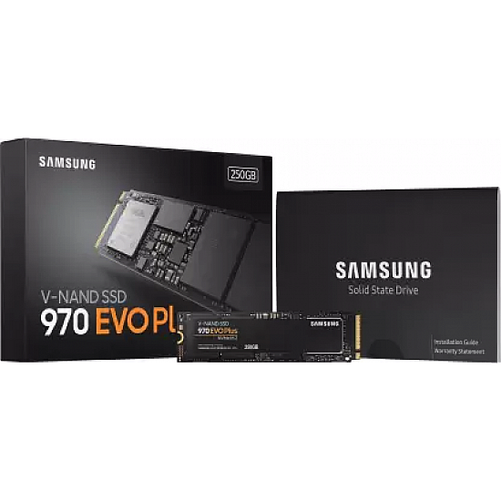 Samsung 970 EVO Plus 250GB PCIe NVMe M.2 (2280) Internal Solid State Drive (SSD) (MZ-V7S250)