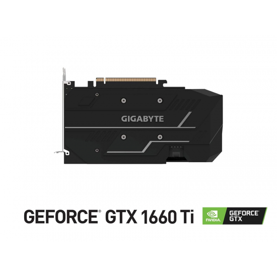 Gigabyte GeForce GTX 1660 Ti OC 6G 192-bit GDDR5 ,with Windforce 2X Cooling System, 90mm Unique Blade Fans Graphic Cards- (GV-N166TOC-6GD)-