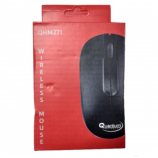 Quantum QHM 271 WIRELESS MOUSE Wireless Optical Mouse with Bluetooth  (Black)