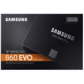 Samsung 860 EVO 500GB SATA 2.5 Internal Solid State Drive (SSD) Samsung 860 EVO 500GB SATA 2.5 Internal Solid State Drive (SSD)