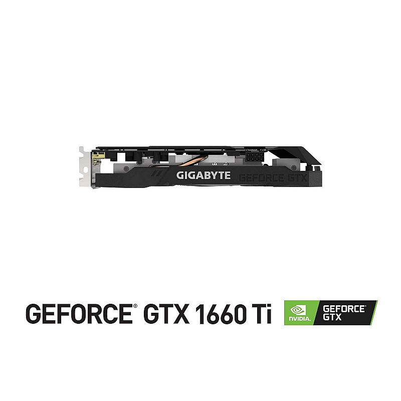 Gigabyte GeForce GTX 1660 Ti OC 6G 192-bit GDDR5 ,with Windforce 2X Cooling System, 90mm Unique Blade Fans Graphic Cards- (GV-N166TOC-6GD)-