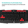 GAMDIAS ARES-GKC 100 Gaming Membrane Keyboard and Mouse