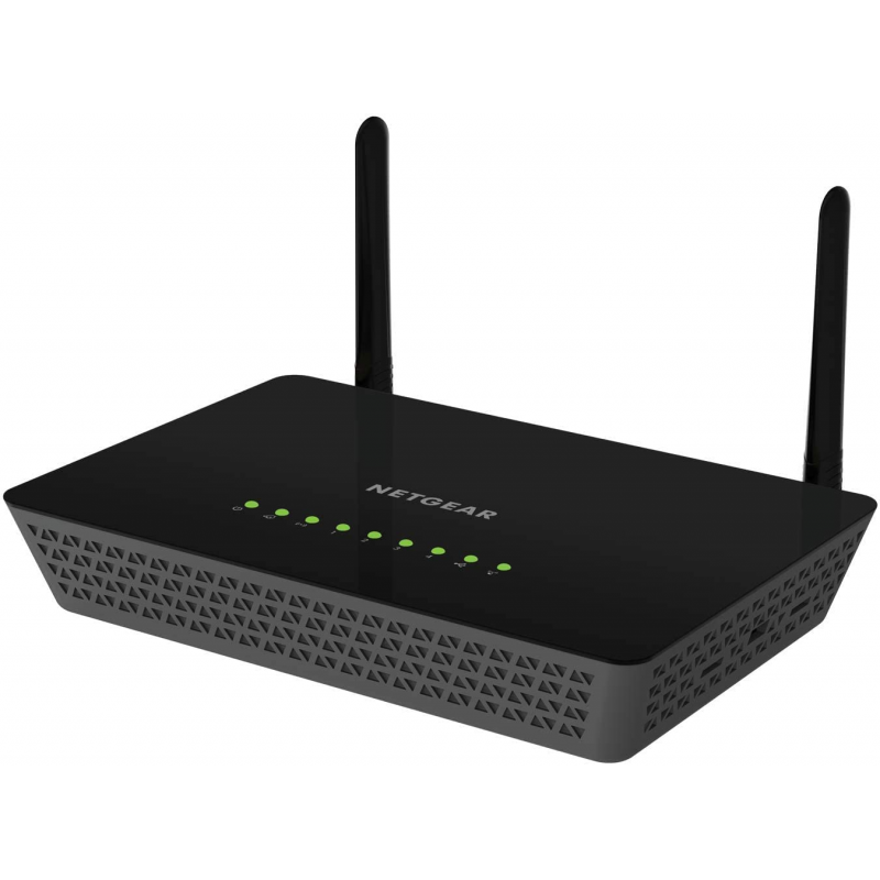 Netgear R6220 AC-1200 Smart WiFi Router with External Antennas Black