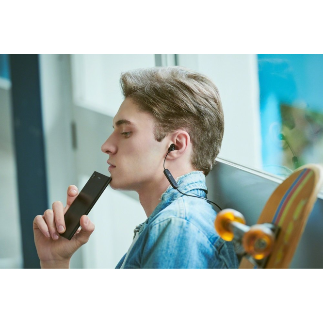 Sony wi-c300 wireless in-ear headphones black