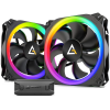 Antec Prizm 140 ARGB 140mm Addressable RGB Case Fan 2 Pack with Controller Hub