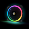 Antec Prizm 140 ARGB 140mm Addressable RGB Case Fan 2 Pack with Controller Hub