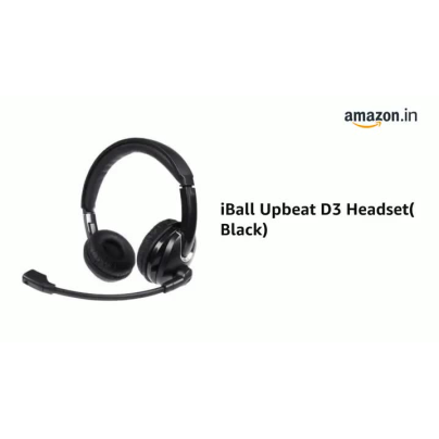 iBall Upbeat D3 Headset(Black) iBall Upbeat D3 Headset(Black)
