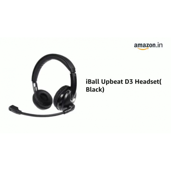 iBall Upbeat D3 Headset(Black)