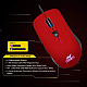 Ant Esports GM100 RGB Gaming Mouse with Optical Sensor 1000 Hz Polling Rate 4800 Dpi Red (GM 100)