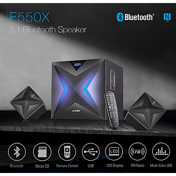 F&D F550X 2.1 Channel Multimedia Bluetooth Speakers