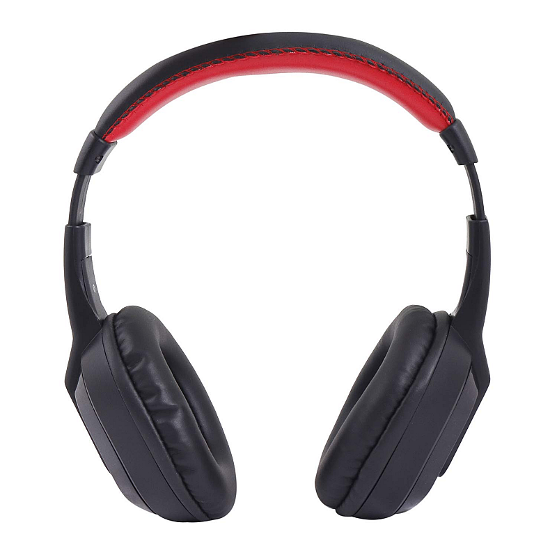 IBall Musi Tap Wireless Bluetooth Headphone with Micro SD Slot FM and AUX (Black/Red)