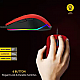 Ant Esports GM100 RGB Gaming Mouse with Optical Sensor 1000 Hz Polling Rate 4800 Dpi Red (GM 100)