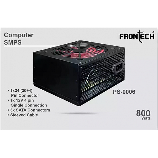 Frontech PS-0006 800 Watts PSU  (Black)