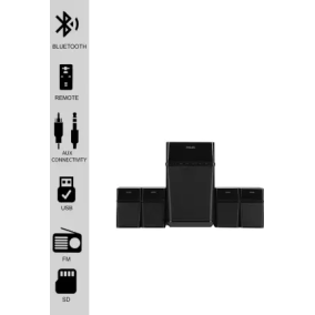 Philips SPA8180B 4.1 Channel Multimedia Speakers (Black)