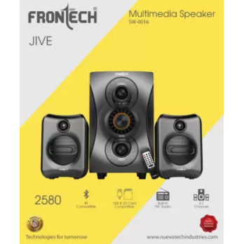 Frontech SW-0016 20 W Bluetooth Home Theatre  (Black, 2.1 Channel)